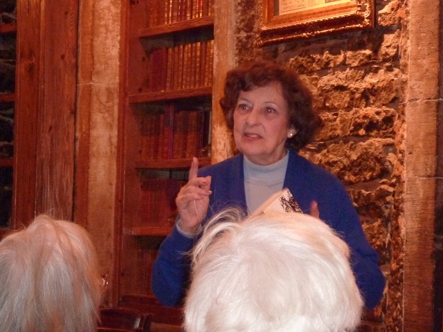 Judith gave us a lively and entertaining reading and presentation on 